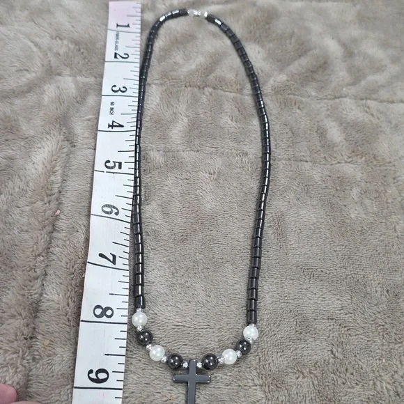 Fashion Jewelry Bundle(7) Crosses Earrings Necklace Bracelets Pin GUC - Picture 11 of 11